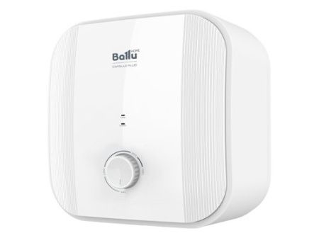 Водонагреватель Ballu BWH/S 15 Capsule Plus O над раковиной
