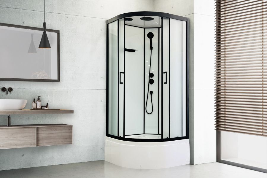 Душевая кабина Royal Bath Fato 100x100 RB100CK-M-BL FATO