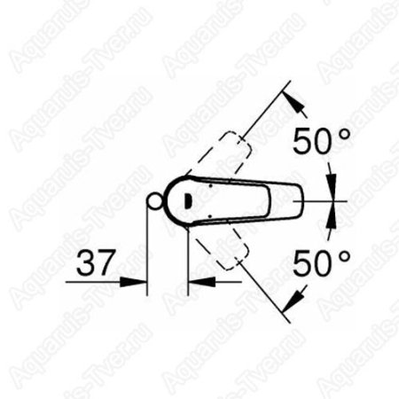 Смеситель Grohe BauFlow для раковины (с донным клапаном) 23751000