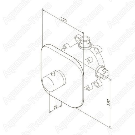 Смеситель Am.Pm Sensation F3075500