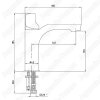 Смеситель для раковины E.C.A. Myra 104508986EX