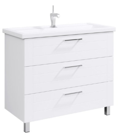 Тумба с раковиной Aqwella Манчестер 100см MAN01103