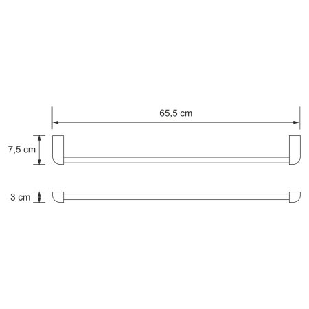 Полотенцедержатель WasserKRAFT Kammel K-8330