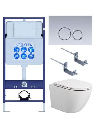 Инсталляция Aquatek с унитазом Aquatek Европа SET AQUATEK ЕВРОПА T KDI19