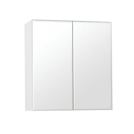 Шкаф-зеркало Style Line Амарант 60см белый глянец