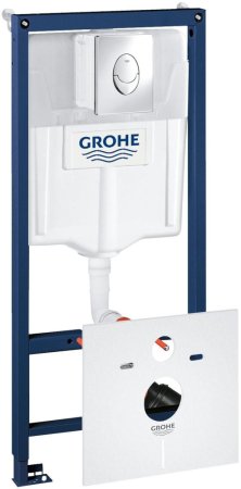 Инсталляция для унитаза Grohe Rapid SET 4 в 1 кнопка Skate Air