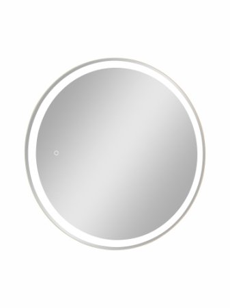 Шкаф-зеркало Continent Torneo White LED d 60см