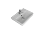 Тумба с раковиной Dreja Eco Almi 50 белый глянец