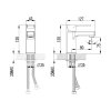 Смеситель ля раковины Lemark Plus Grace LM1506С 