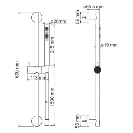 Душевой гарнитур WasserKRAFT A142