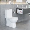 Унитаз-компакт Sanita Luxe Quadro Slim WC.CC/Quadro/2-SlimDM/WHT.G/S1