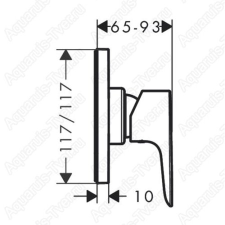 Смеситель Hansgrohe Talis E 71764000