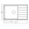 Мойка кухонная Seaman Eco Roma 78x50 SMR-7850A.0