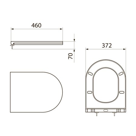 Крышка-сиденье Point Афина PN46041