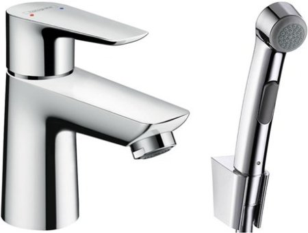 Смеситель Hansgrohe Talis E для раковины с гигиеническим душем