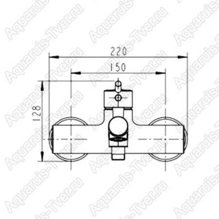 Смеситель Bravat Palace для ванны F6172217CP-01-RUS