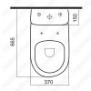 Унитаз-компакт Am.Pm Inspire C508607WH