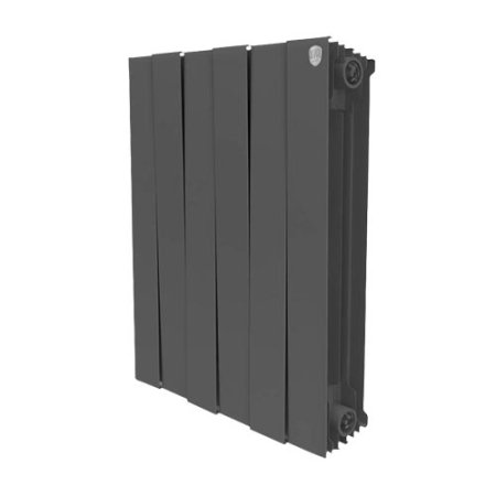 Биметаллический радиатор Royal Thermo Piano Forte Noir Sable 500/100 6 секций