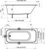 Акриловая ванна Ravak Chrome Slim 170х75 C741300000