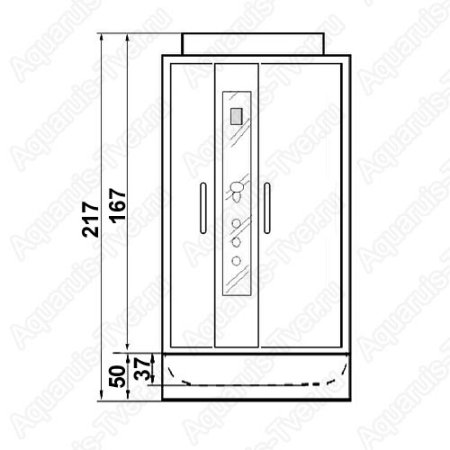 Душевая кабина River Vitim 120/80/50 МТ