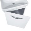 Тумба с раковиной Dreja Eco Almi 50 белый глянец