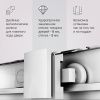 Душевой уголок Am.Pm Gem 100x100 W90G-403-100100-MT