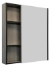 Шкаф-зеркало Comforty Вена-70 дуб дымчатый 00-00009272CF