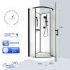 Душевая кабина Cerutti Korra 90BF 90x90 KORRA90BF