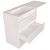 Тумба Style Line Даллас 150 (L) с раковиной Estet СС-00002305+СС-00002300
