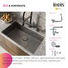 Мойка кухонная Iddis Edifice 74х44 графит EDI74G0i77