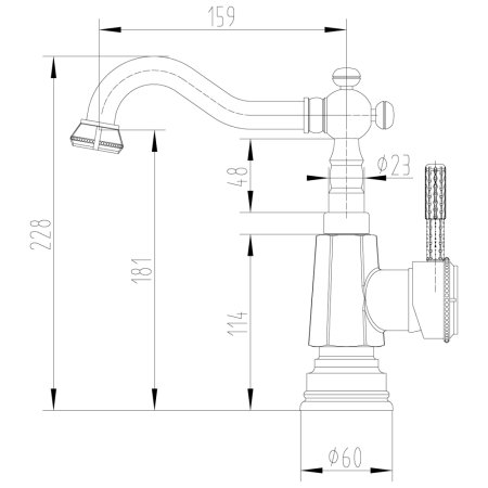 Смеситель Lemark Jasmine LM6604ORB для кухни