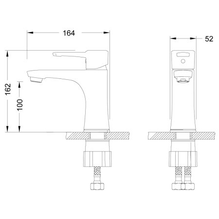 Смеситель Lemark Evitta LM0506C для раковины