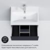 Тумба с раковиной Am.Pm Gem 60 графит матовый M90FSX06022GM32