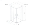 Душевой уголок Cerutti 100x100 Viva 100B