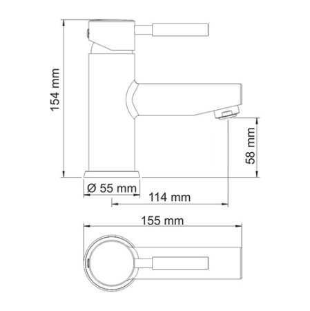 Смеситель WasserKRAFT Main 4103 для раковины