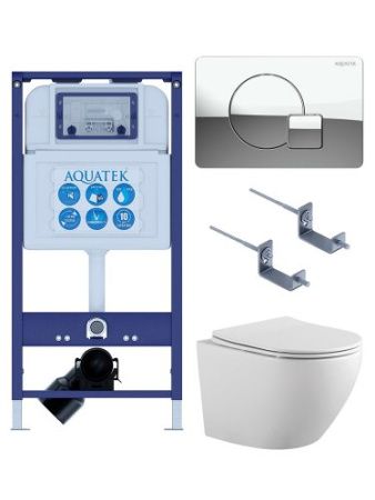 Инсталляция Aquatek с унитазом Aquatek Европа SET AQUATEK ЕВРОПА-067 4в1