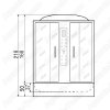 Душевая кабина River Wisla 170/80/55 ТН