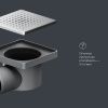 Трап для душа Am.Pm PrimeFlow Cut Gradient, 10х10 W02BD-P11-010-01SB