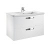Тумба с раковиной Roca Gap 80см белый глянец ZRU9302877