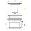 Сифон для душевого поддона Riho (для отв. 90мм)