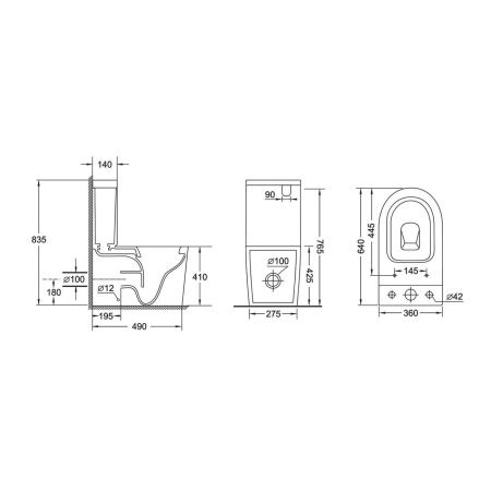 Унитаз Grossman GR-4458MSQ