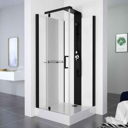 Душевая кабина Black & White G8702 90х90 8702900