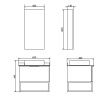Тумба Comforty Порто-60 00-00011397CF со столешницей c раковиной Comforty-9111