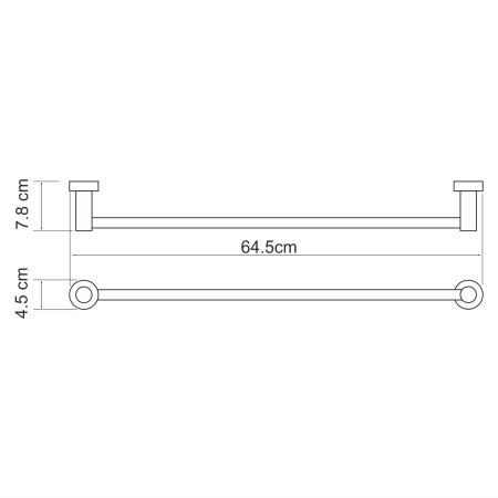 Полотенцедержатель WasserKRAFT Donau K-9430