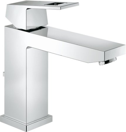 Смеситель Grohe Eurocube для раковины хром (с донным клапаном)