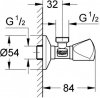 Угловой вентиль Grohe 1/2″-1/2″