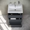 Тумба с раковиной Am.Pm Gem S 60 графит матовый M91FSX0602GM