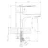 Смеситель для раковины Rossinka S35-15