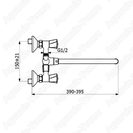 Смеситель Vidima Life для ванны