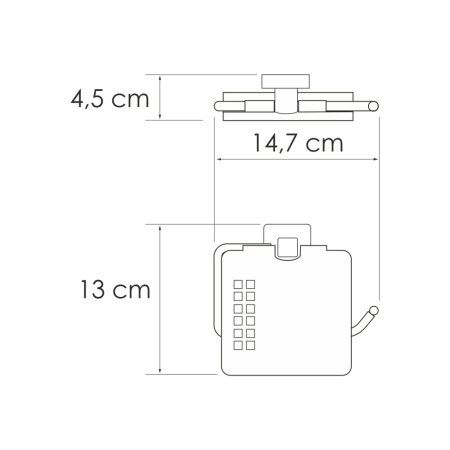 Держатель т/б WasserKRAFT Rhin K-8725